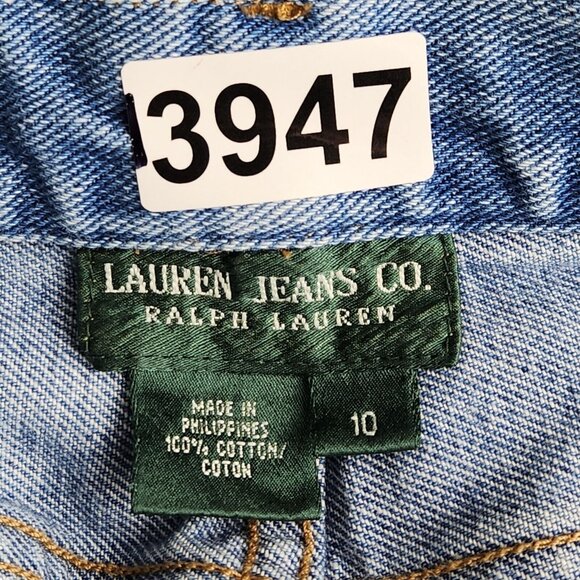 Ralph Lauren Jeans Womens 10 Blue LRL Cropped Medium Wash Mid Rise Capris Casual - Picture 11 of 12